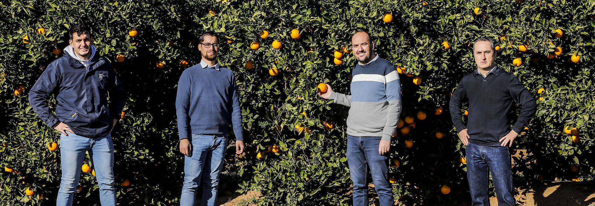 ESPECIALISTAS EN PRODUCCIÓN<BR><span>de naranjas y mandarinas de calidad</span>